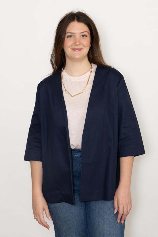  루오한 데님 자켓 Ruohan Roti 오픈 재킷 데님 - RUOHAN