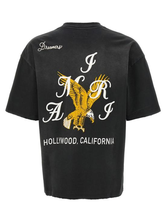  아미리 반팔 티셔츠 크리스탈 이글 티셔츠 블랙 - AMIRI