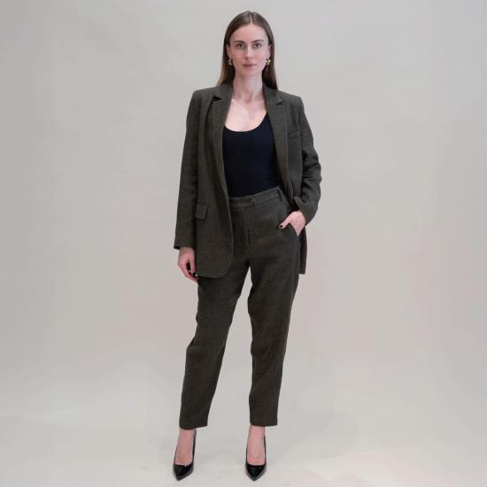  포망데레 팬츠 포만데르 22702 올리브색 바지