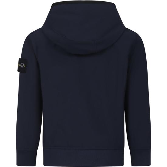  [키즈] 스톤 아일랜드 자켓 컴퍼스 키즈 재킷 (블루) - STONE ISLAND