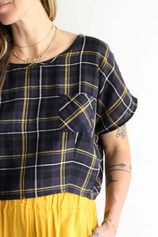  Myrtle 반팔 티셔츠 머틀 틸리 탑 미드나잇 - OTHER BRANDS