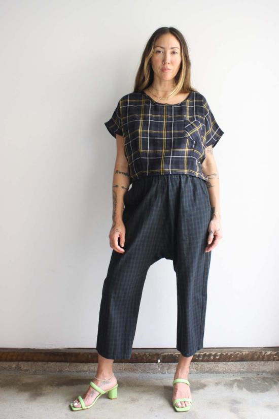  Myrtle 반팔 티셔츠 머틀 틸리 탑 미드나잇 - OTHER BRANDS