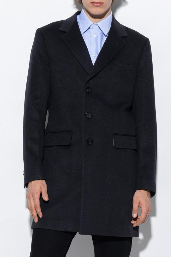  엠포리오 아르마니 코트 노치 라펠  네이비 - EMPORIO ARMANI