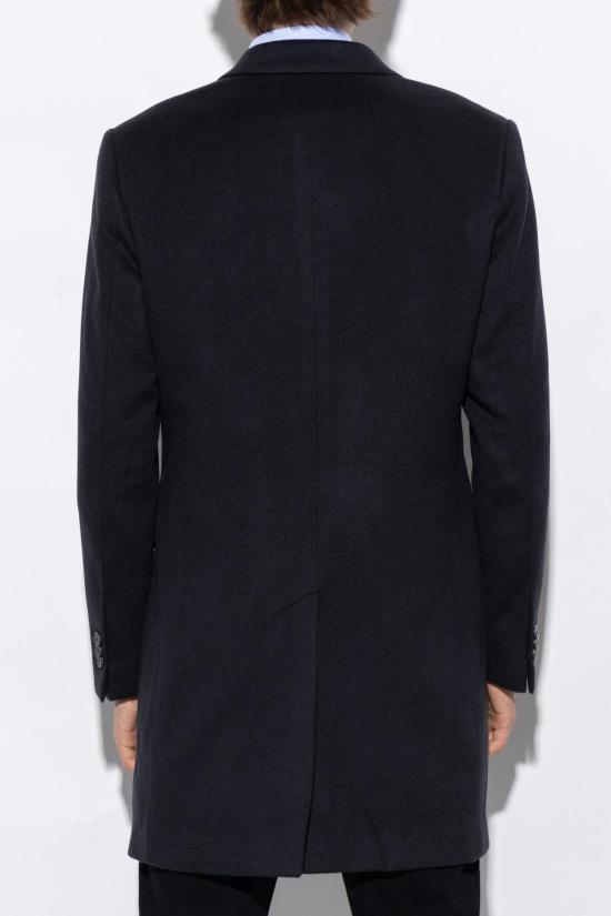  엠포리오 아르마니 코트 노치 라펠  네이비 - EMPORIO ARMANI