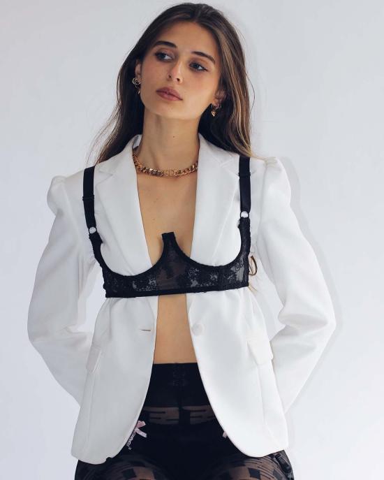  베버리힐즈 란제리 라운지 웨어 베벌리 힐스 란제리 피에르 언더버스트 코르셋 - BEVERLY HILLS LINGERIE
