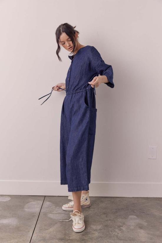  amente 점프수트 아멘테 데님 버튼다운  D. 블루 - OTHER BRANDS