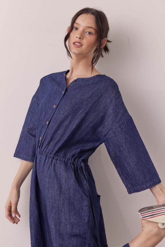  amente 점프수트 아멘테 데님 버튼다운  D. 블루 - OTHER BRANDS