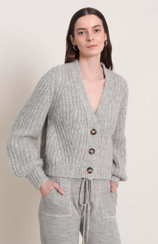  ELEVEN SIX 가디건 일레븐 식스 사라 카디 페일 그레이