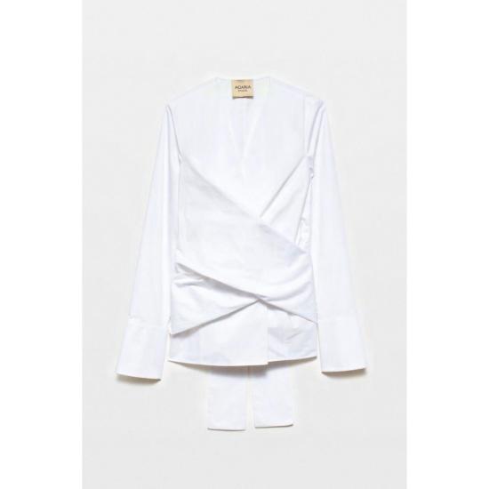  Acaria Studio 블라우스 아카리아 스튜디오 저니 셔츠 화이트