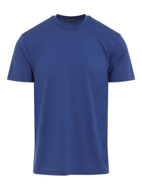  톰포드 반팔 티셔츠 톰 포드 코튼 블렌드 티셔츠 프러시안 블루