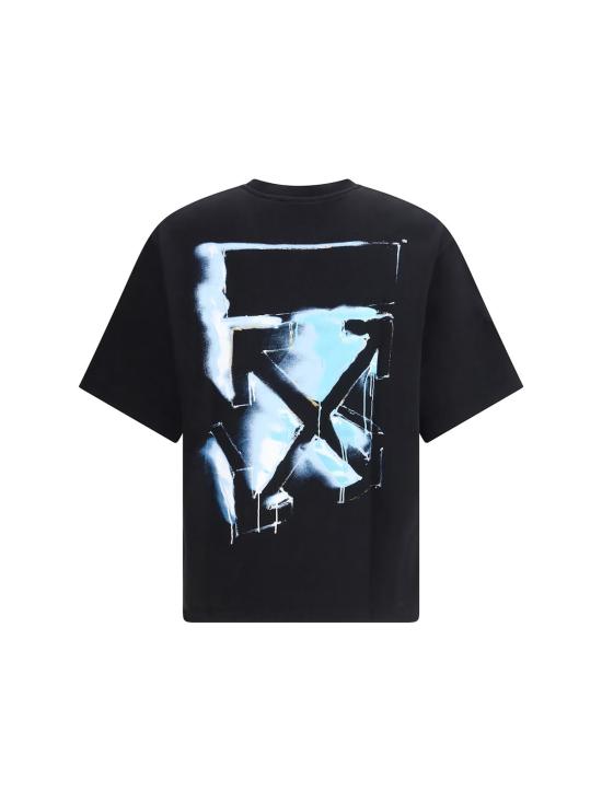  오프화이트 탑 3D 스프레이 애로우 스케이트 티셔츠 - OFF WHITE