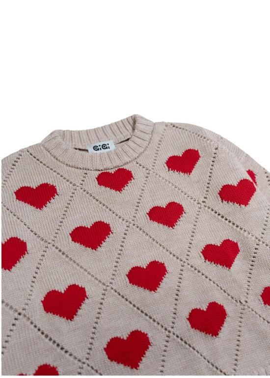  지지 니트웨어 스웨터 러브 - GIGI KNITWEAR