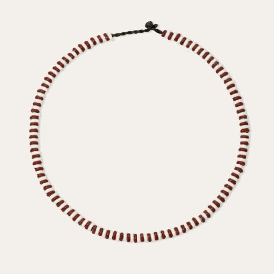  아디나 레이터 목걸이/팬던트 체리 소다 스트라이프 풀 에나멜 목걸이 - ADINA REYTER