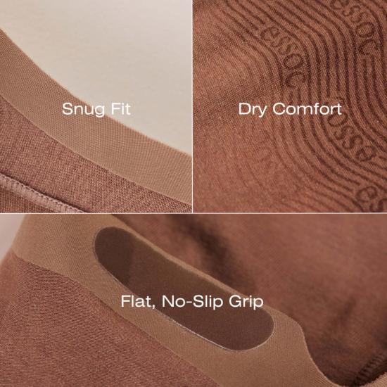  Essoc Inc 양말 에속() 면 소재 발목  5켤레 세트, 토피 탄 색상 - OTHER BRANDS