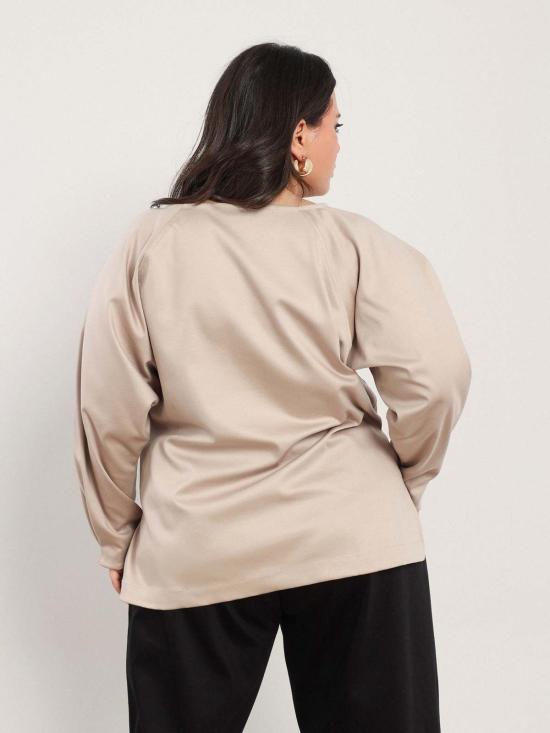  나지라 긴팔 티셔츠 비바 탑 - NAZEERAH