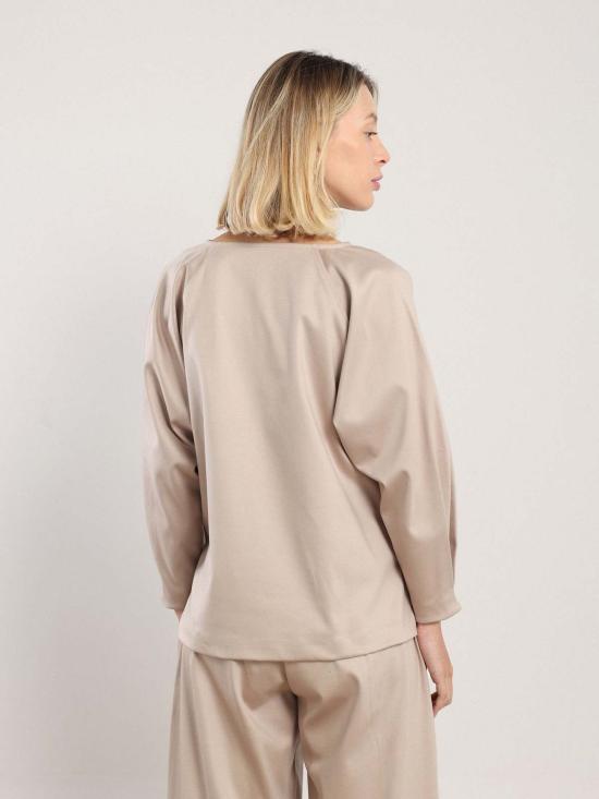  나지라 긴팔 티셔츠 비바 탑 - NAZEERAH