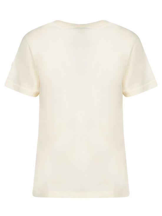  몽클레어 반팔 티셔츠 라인스톤 로고 티셔츠 34 - MONCLER