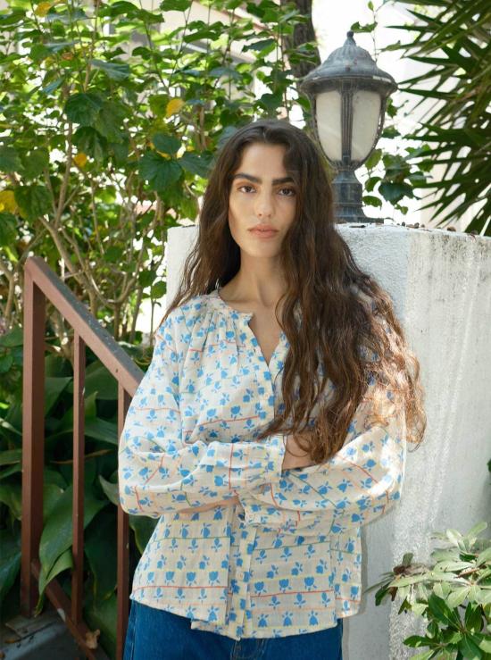  에이스 앤 지그 블라우스 에이스 & 지그 대릴 - ACE & JIG