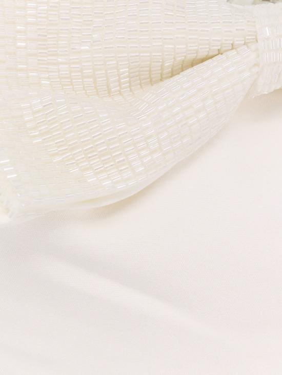  셀프 포트레이트 숏 원피스 타프타 반도 미니 드레스 화이트 - SELF PORTRAIT