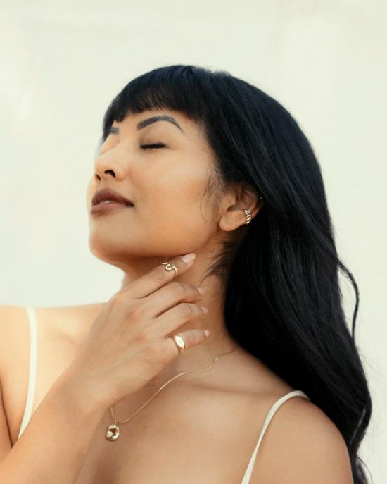  럭스 줄라이 반지 낙서 뱀 - LUX JULY