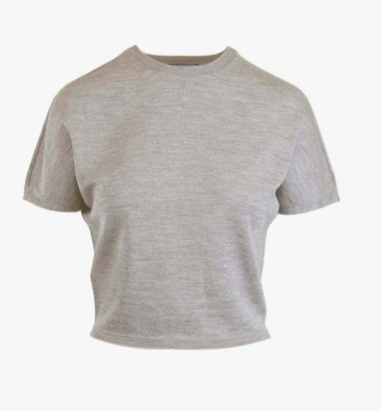  Yesaet 반팔 티셔츠 예사엣 삼라 크루넥 탑 - OTHER BRANDS