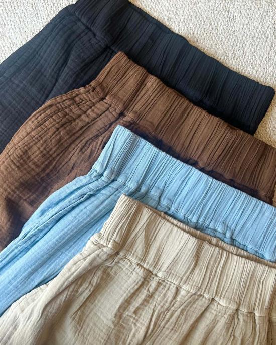  Honest Cotton 스트레이트 팬츠 어니스트 코튼 크링클 코튼 팬츠 - OTHER BRANDS