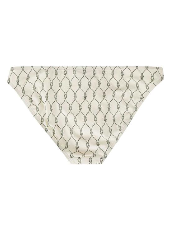  토리버치 비키니 수영복 프린트 비키니 하의 베르데 - TORY BURCH