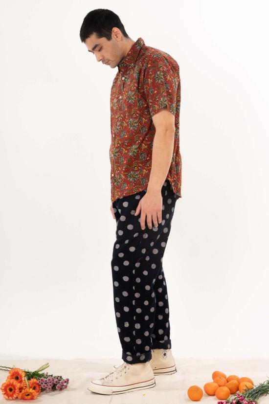  DUSHYANT. 반팔 셔츠 Dushyant. 포크 반소매 셔츠 - DUSHYANT