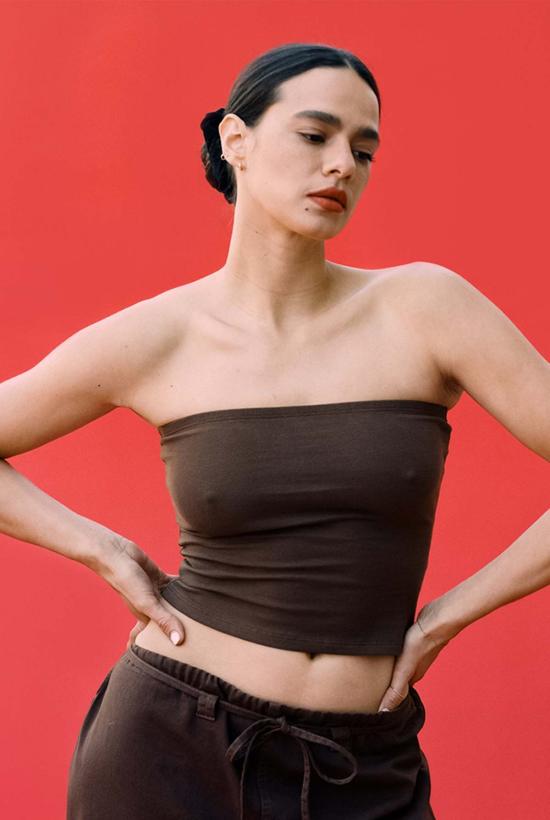  질 로드리게즈 민소매 티셔츠 길 로드리게스 튜브 컨버터블 탑 - GIL RODRIGUEZ