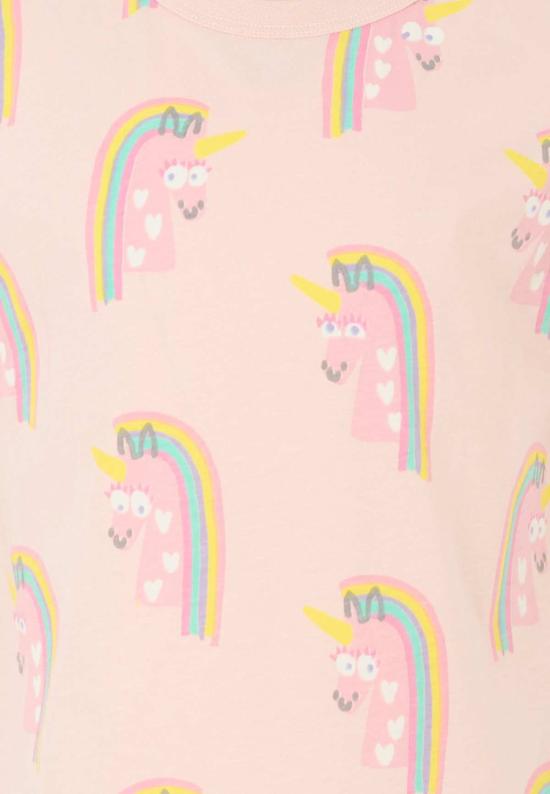  [키즈] 스텔라 맥카트니 티셔츠 핑크 유니콘 티셔츠 (어린이용) 핑크색 - STELLA MCCARTNEY