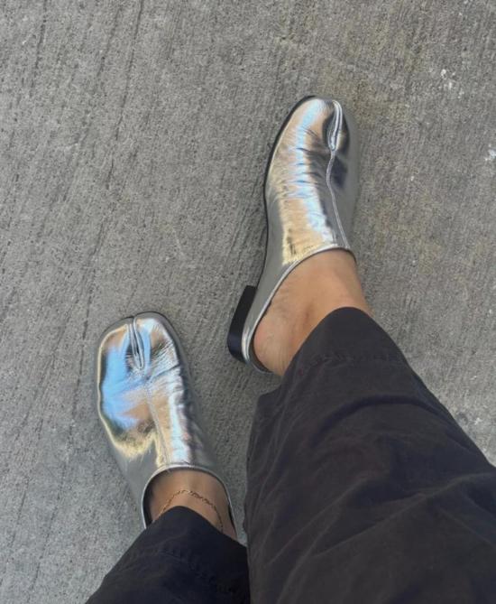  메리 로 뮬/슬리퍼 타비 뮬스 - MARY LO