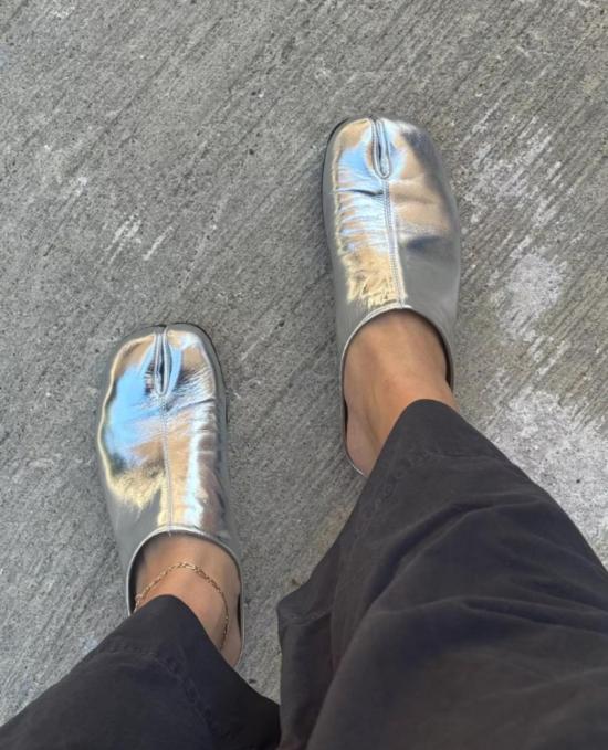  메리 로 뮬/슬리퍼 타비 뮬스 - MARY LO