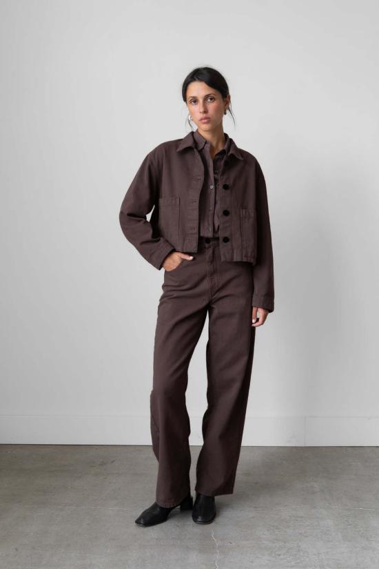  왈츠 데님 팬츠 와이드핏 진 - WALTZ