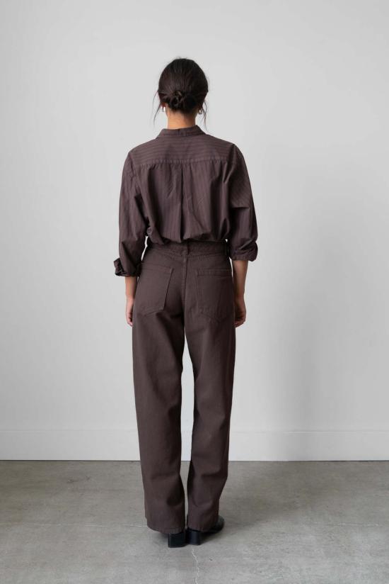  왈츠 데님 팬츠 와이드핏 진 - WALTZ