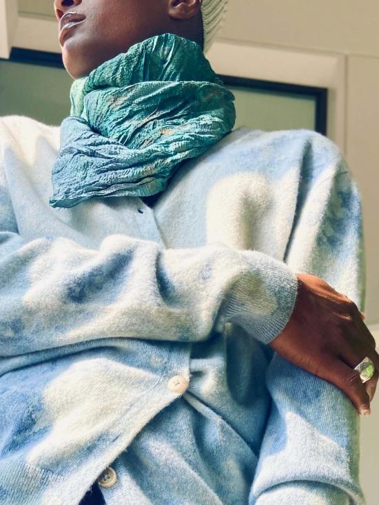  Yesaet 가디건 예사엣 지오드 식물성 염색 100% 캐시미어 V넥 - OTHER BRANDS