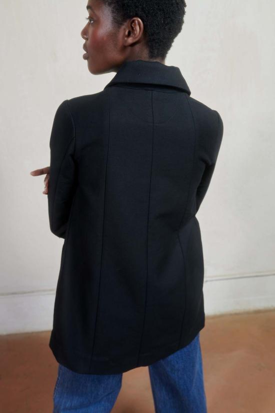  마리아 스탠리 패딩 쇼트 콘래드 카 코트 느와르 - MARIA STANLEY