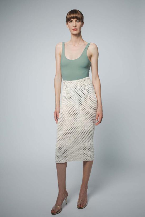  산티클레르 바디수트 티셔츠 산티클러 롤라 탱크 바디수트 세이지 - SANTICLER