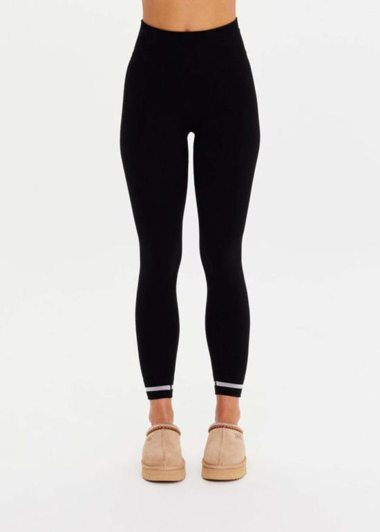  더 업사이드 레깅스 업사이드 울 심리스 25인치 미디 팬츠 블랙