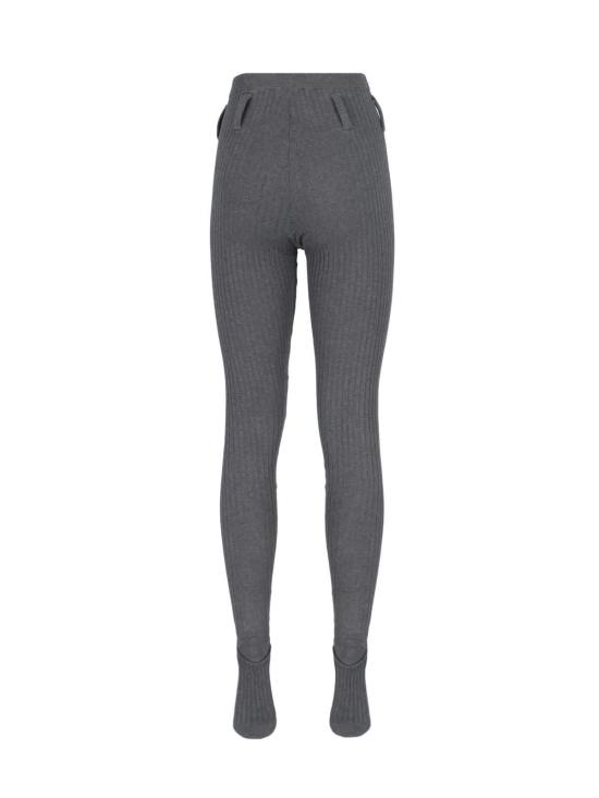  프라다 양말 골지 면 타이츠 그레이 - PRADA