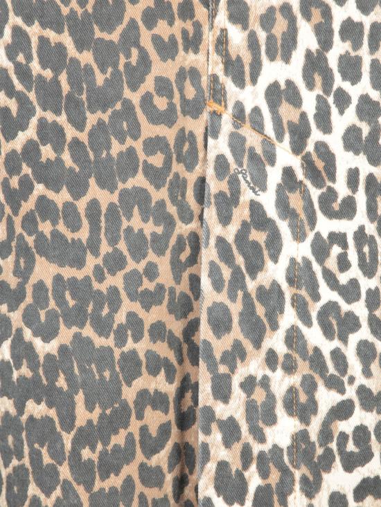  가니 롱 스커트 맥시 슬릿 애니멀 프린트 스커트 - GANNI