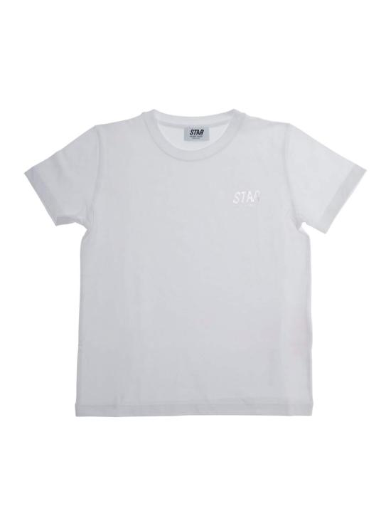  [키즈] 골든구스 트레이닝 상의 어린이용 골든 구스 티셔츠 (흰색)