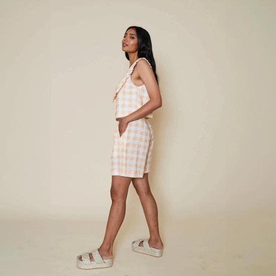  Rachel Antonoff 블라우스 레이첼 안토노프 조지아 탑 애프리콧 - OTHER BRANDS