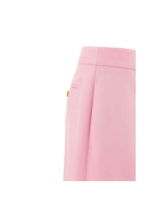  알렉산더 맥퀸 스트레이트 팬츠 울  포슬린 - ALEXANDER MCQUEEN