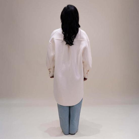  다웨이 코트 겨울 화이트  겨울 화이트 - DAWEI