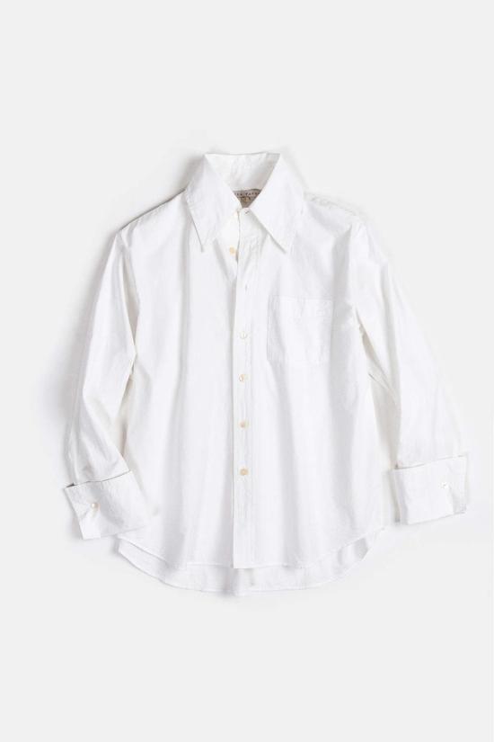  Erica Tanov 셔츠 에리카 타노프 아이보 코튼 퍼케일 셔츠 화이트 - ERICA TANOV