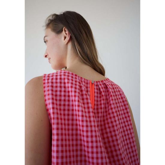  Dr Bloom 블라우스 닥터 블룸 프레스코 슬리브리스 탑 로즈 - OTHER BRANDS