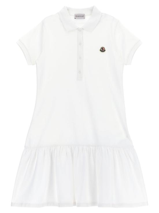  [키즈] 몽클레어 원피스 아동용 폴로 드레스 (흰색)