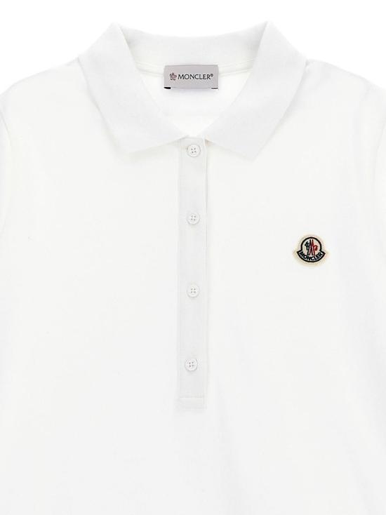  [키즈] 몽클레어 원피스 아동용 폴로 드레스 (흰색) - MONCLER