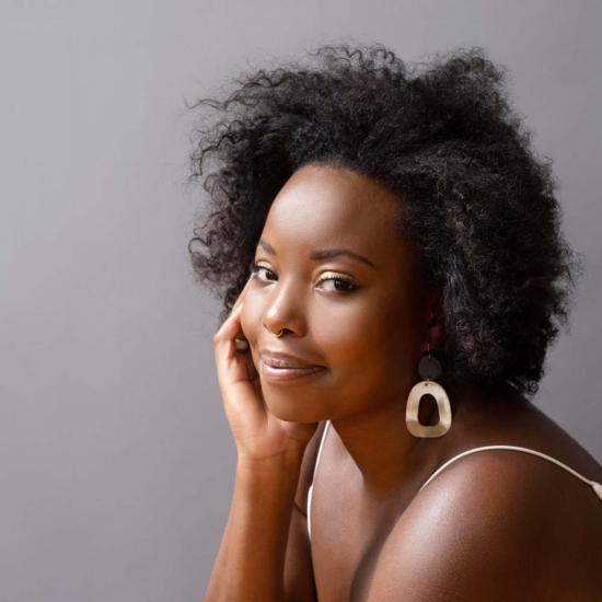  마디디 컬렉티브 이어링 Maadili Collective 오픈 직사각형 귀걸이