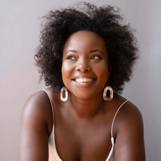  마디디 컬렉티브 이어링 Maadili Collective 오픈 직사각형 귀걸이 - MAADILI COLLECTIVE